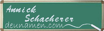 Annick Schacherer Visitenkarte